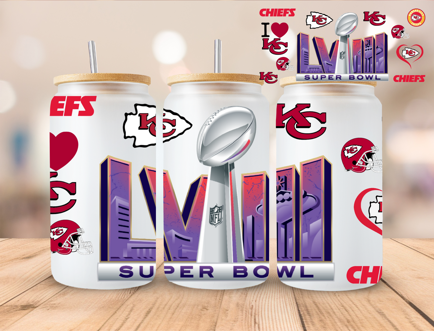 Superbowl Chiefs  - UVDTF Wrap