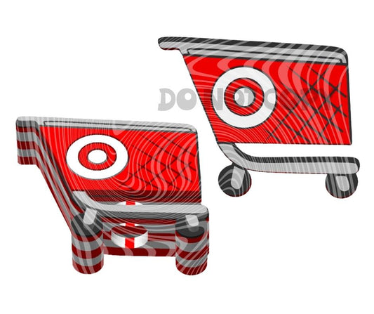 Bullseye Shopping Cart - 3D Printed Straw Topper