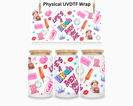 Queen Nail - 16 oz / 20 oz Libby UV DTF