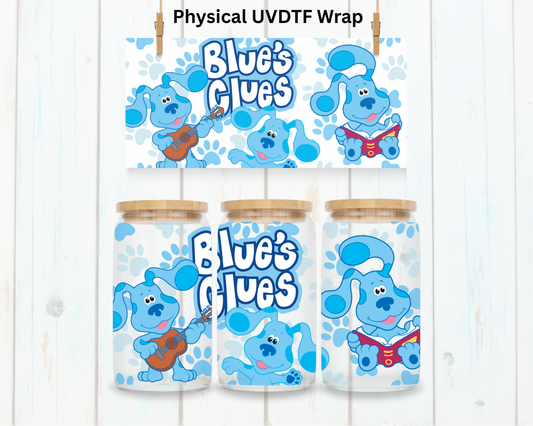 Blue Dog And Couch - 16 oz / 20 oz Libby UV DTF