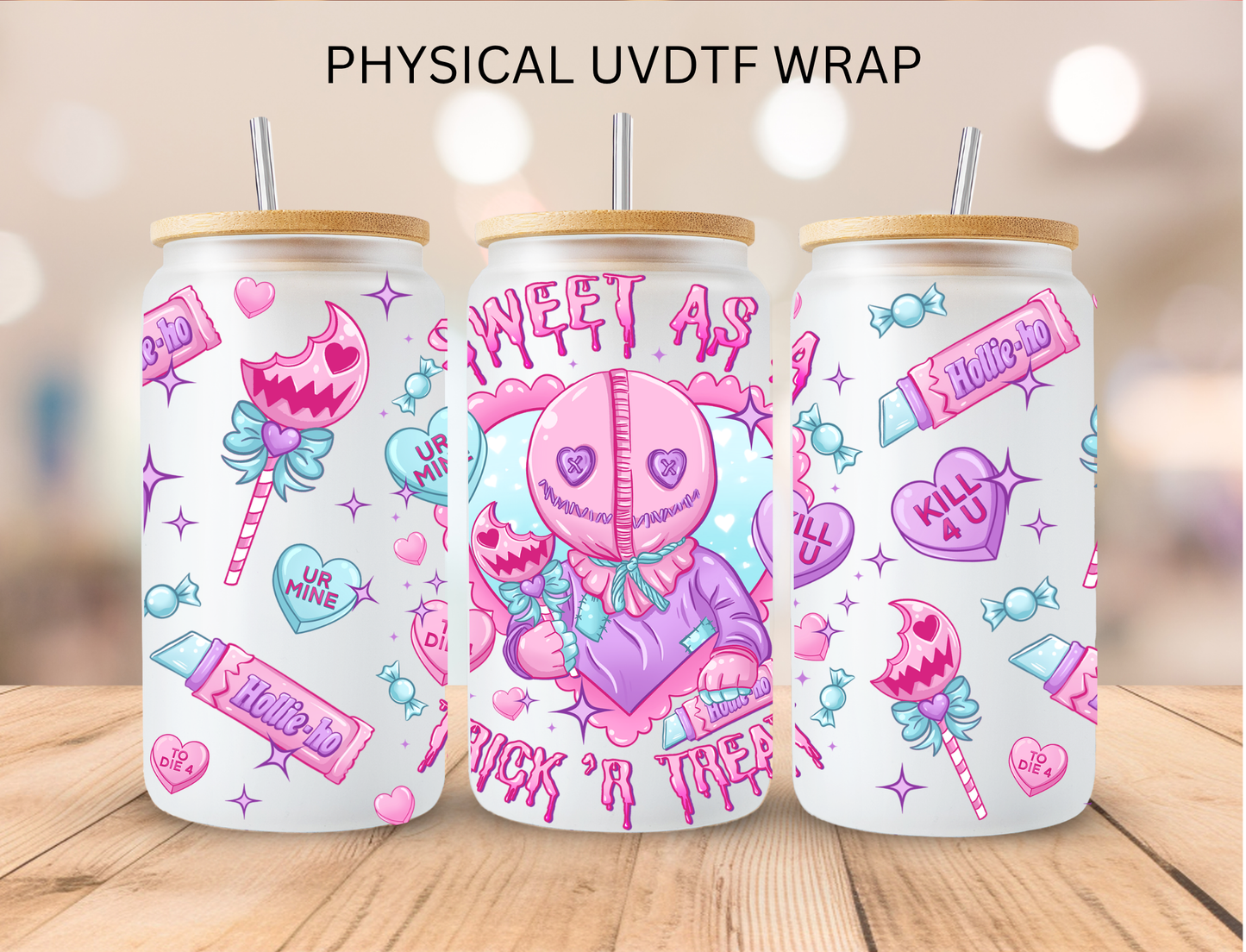 Halloween Sam Pastel - 16 oz / 20 oz Libby UV DTF Wrap