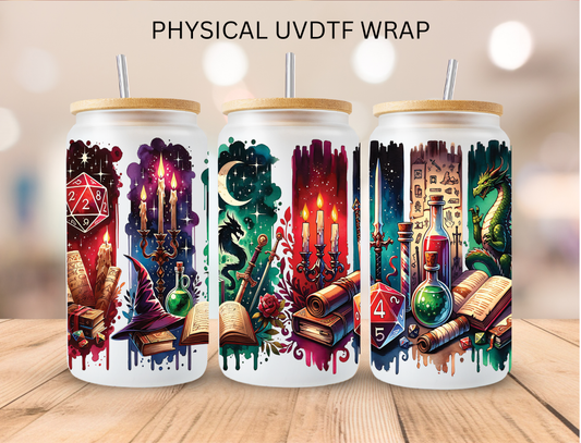 Halloween Witches Spells Aesthetic - 16 oz / 20 oz Libby UV DTF Wrap