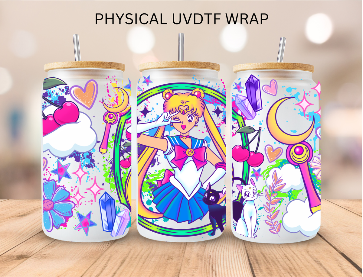 Sailor Moon Girl - 16 oz / 20 oz Libby UV DTF