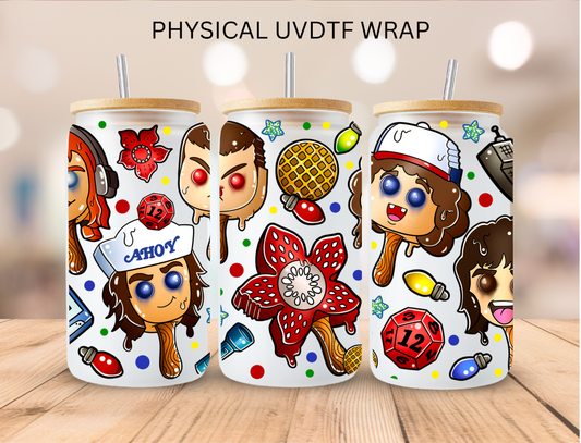 Stranger Things Popsicles - 16 oz / 20 oz Libby UV DTF