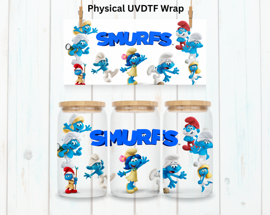 Lil Blue Guys - 16 oz / 20 oz Libby UV DTF