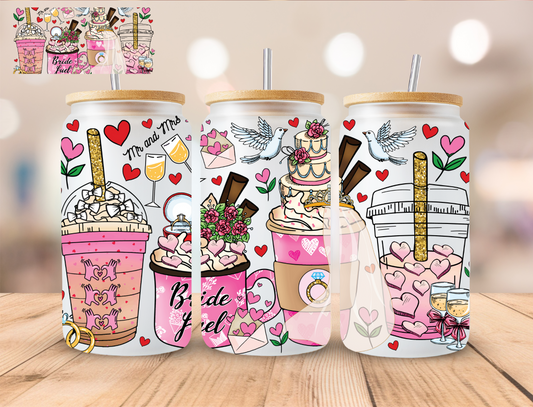 Bride Fuel - 16 oz / 20 oz Libby UV DTF Wrap