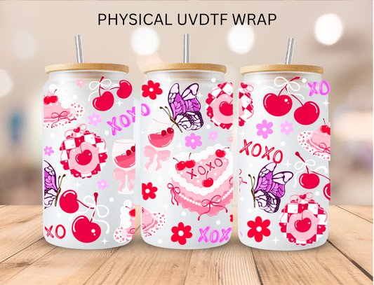 Valentines Cake - 16 oz / 20 oz Libby UV DTF