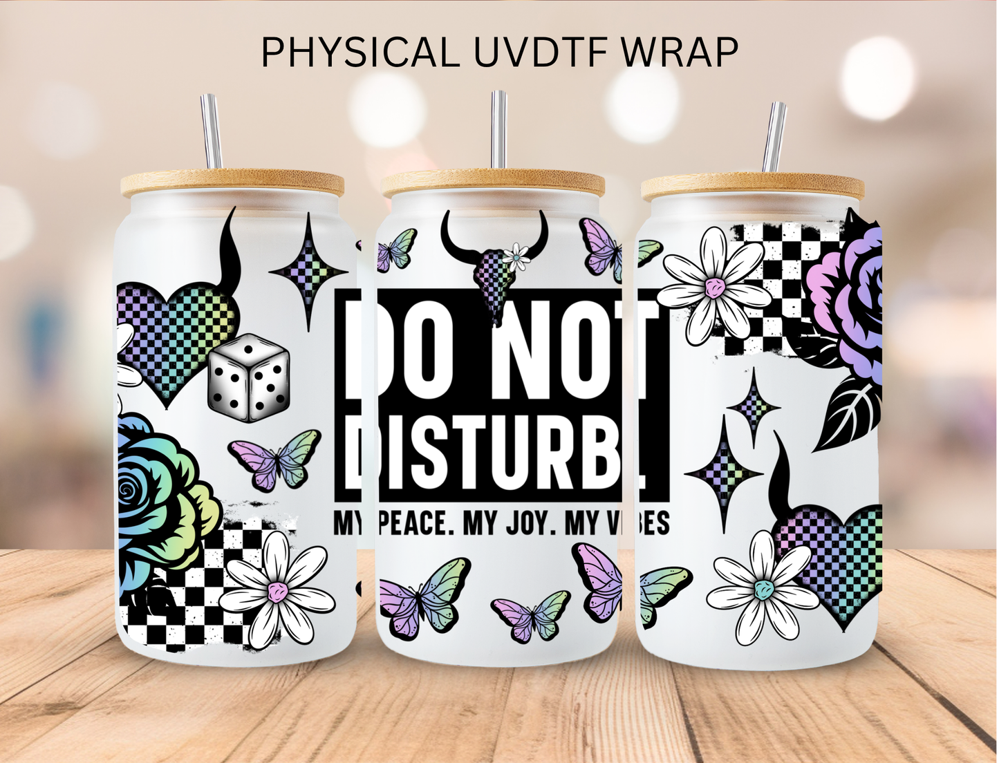 SASSY Do Not Disturb - 16 oz / 20 oz Libby UV DTF Wrap