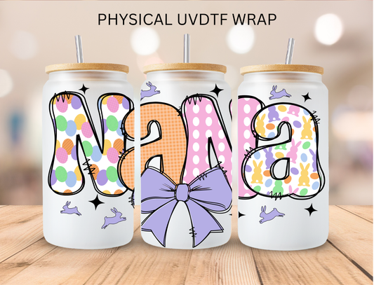 Easter Nana - 16 oz / 20 oz Libby UV DTF