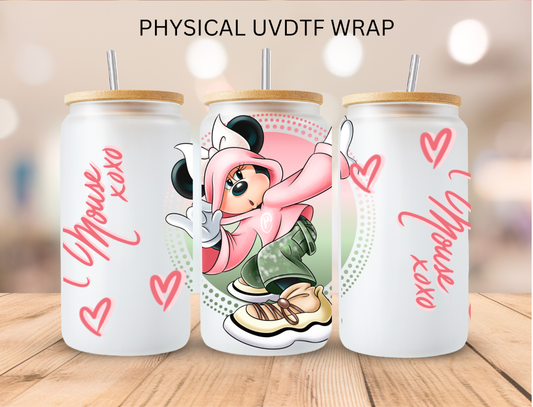 Valentines Mouse - 16 oz / 20 oz Libby UV DTF