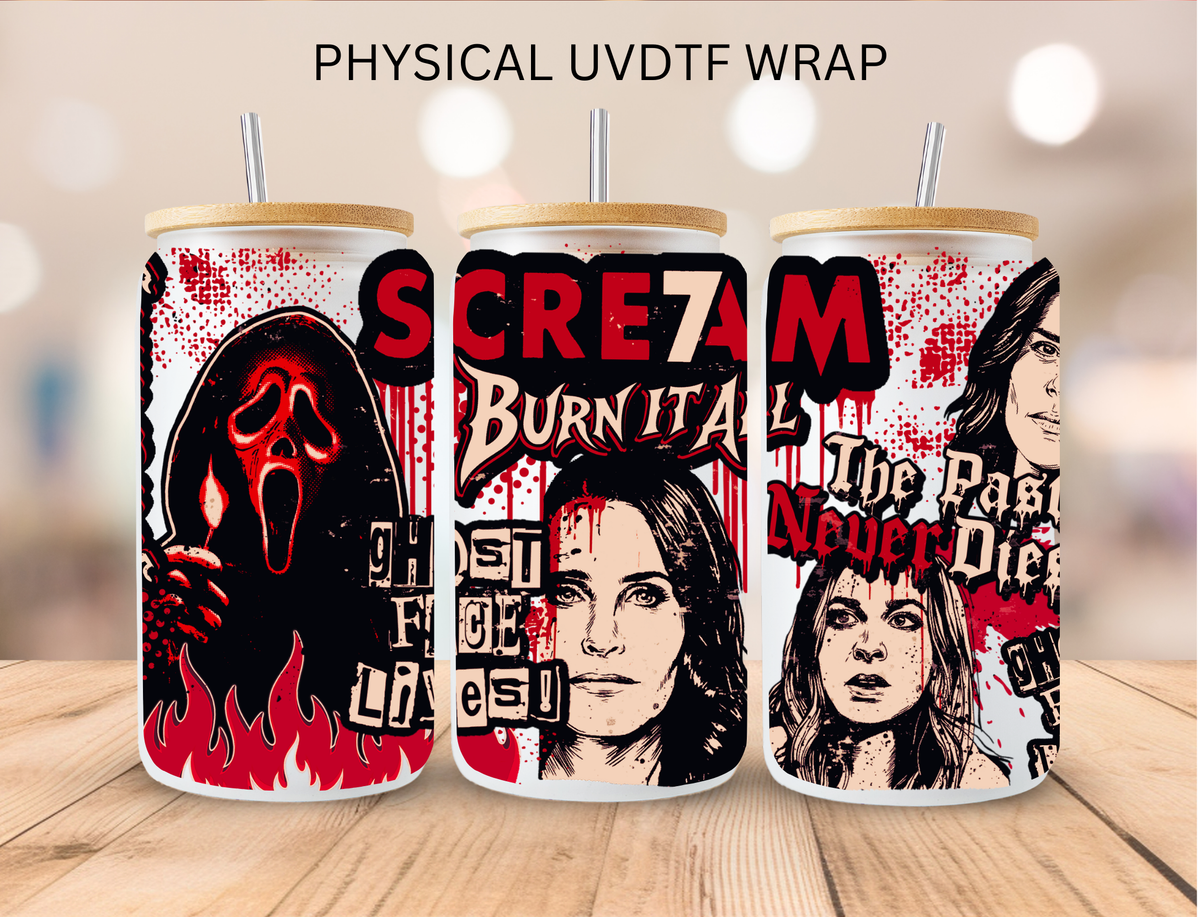 Scream 7 - 16 oz / 20 oz Libby UV DTF