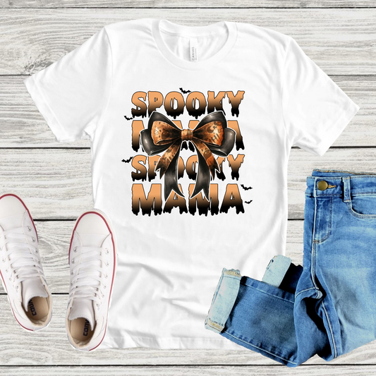 Spooky Mama With Bow Halloween - Adult DTF Print Transfer