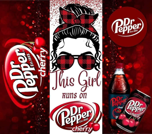 Mr Pepper Girl - 20 Oz Sublimation Transfer