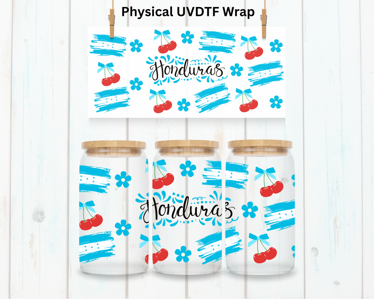 Honduras Flag - 16 oz / 20 oz Libby UV DTF