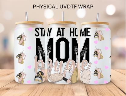 Bougee Wife Mom Collection - 16 oz / 20 oz Libby UV DTF