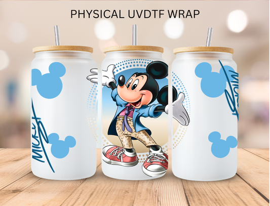 Blue Boy Mouse - 16 oz / 20 oz Libby UV DTF