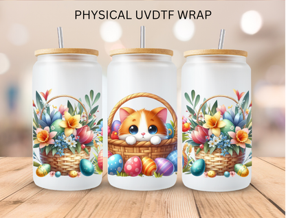 Easter Basket Animals Bundle - 16 oz / 20 oz Libby UV DTF Wrap