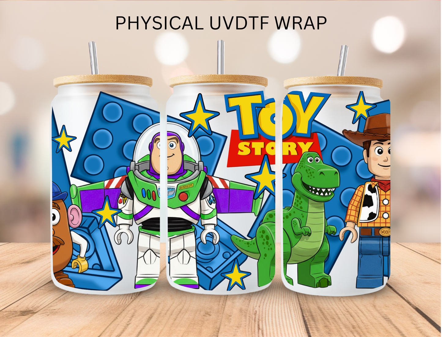 Brick Toys - 16 oz / 20 oz Libby UV DTF Wrap