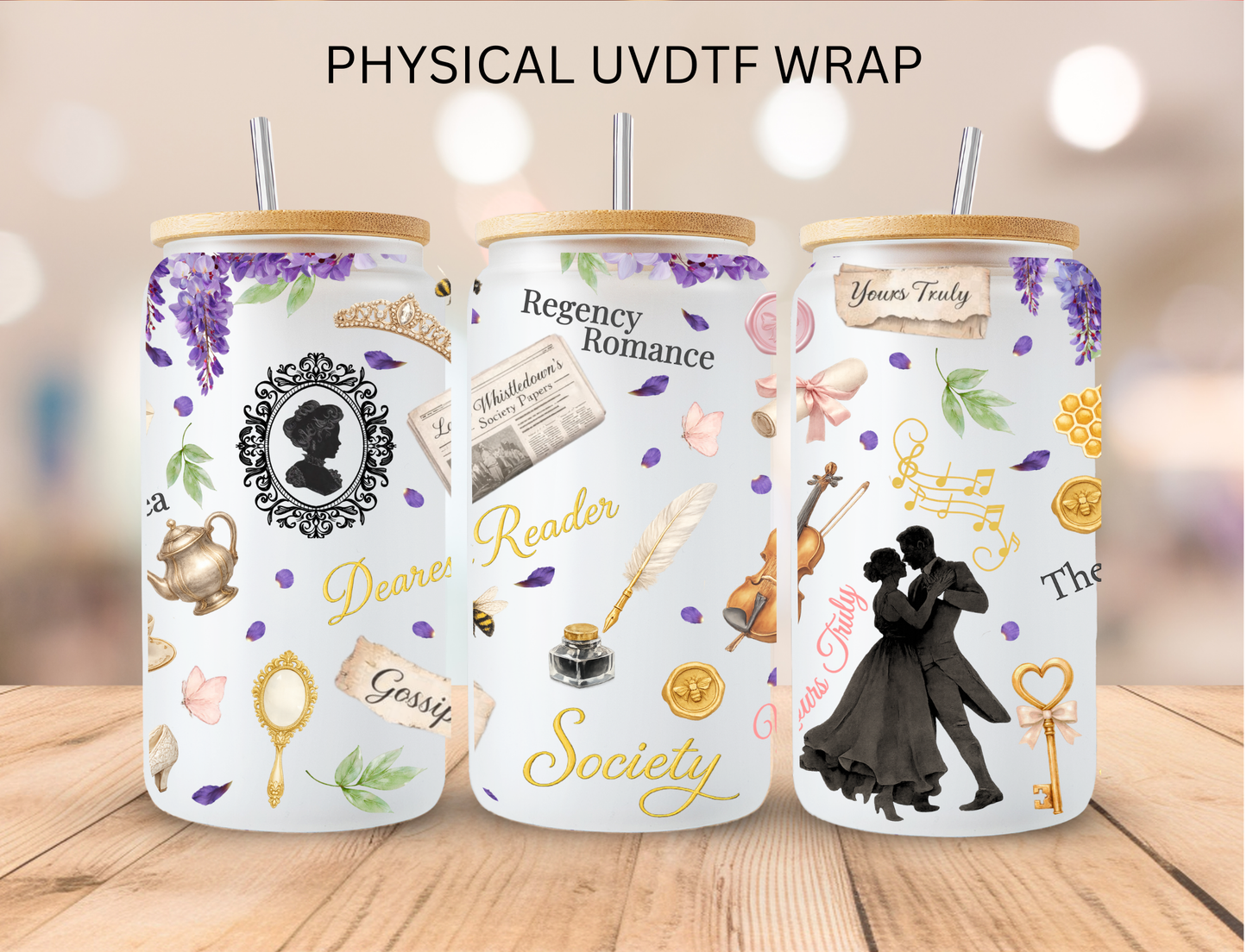 Bridgerton - 16 oz / 20 oz Libby UV DTF
