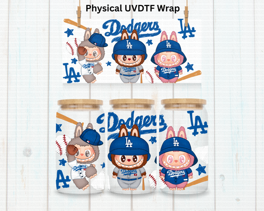 LA Baseball LaBu Bear - 16 oz / 20 oz Libby UV DTF