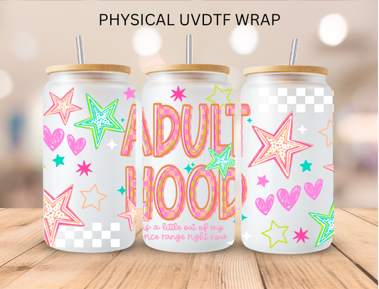 Adult Hood - 16 oz / 20 oz Libby UV DTF Wrap