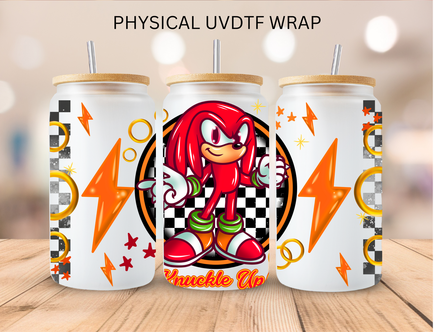 Strong Hedgehog Friends - 16 oz / 20 oz Libby UV DTF