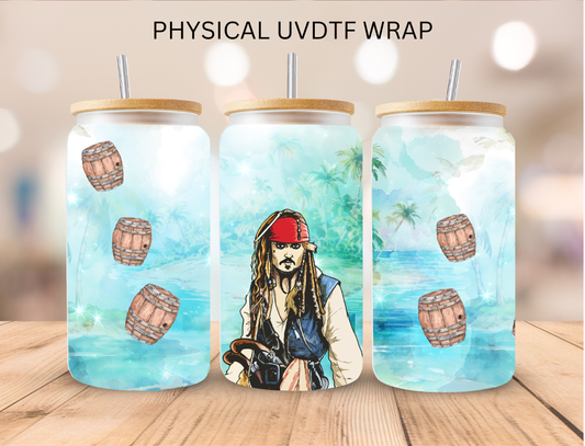 Watercolor Captain - 16 oz / 20 oz Libby UV DTF