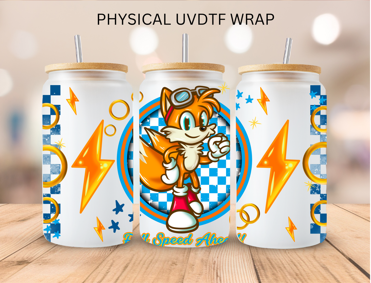 Yellow Hedgehog Friend - 16 oz / 20 oz Libby UV DTF