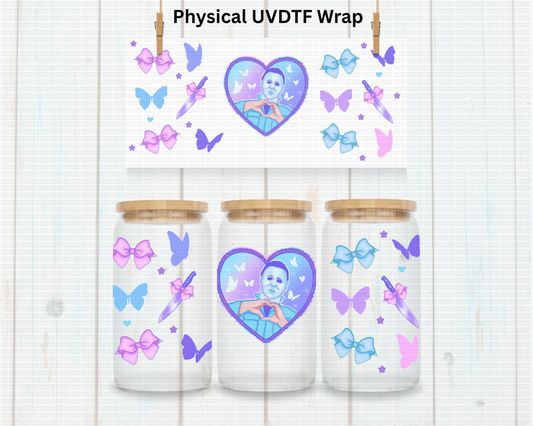 Halloween Horror Myers Neon - 16 oz / 20 oz Libby UV DTF