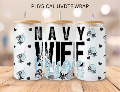 Bougee Wife Mom Collection - 16 oz / 20 oz Libby UV DTF