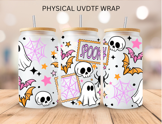 Pastel Spooky - 16 oz / 20 oz Libby UV DTF Wrap