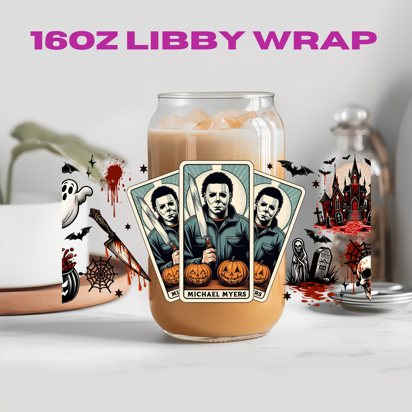 Halloween Spooky Witch Potion Collection - 16 oz / 20 oz Libby UV DTF Wrap (Copy)