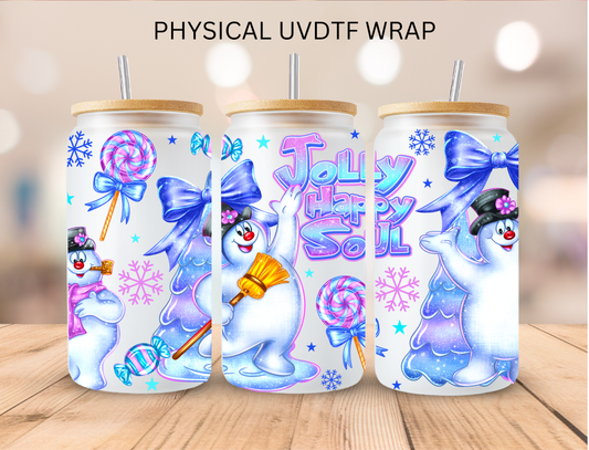 Christmas Frost - 16 oz / 20 oz Libby UV DTF Wrap