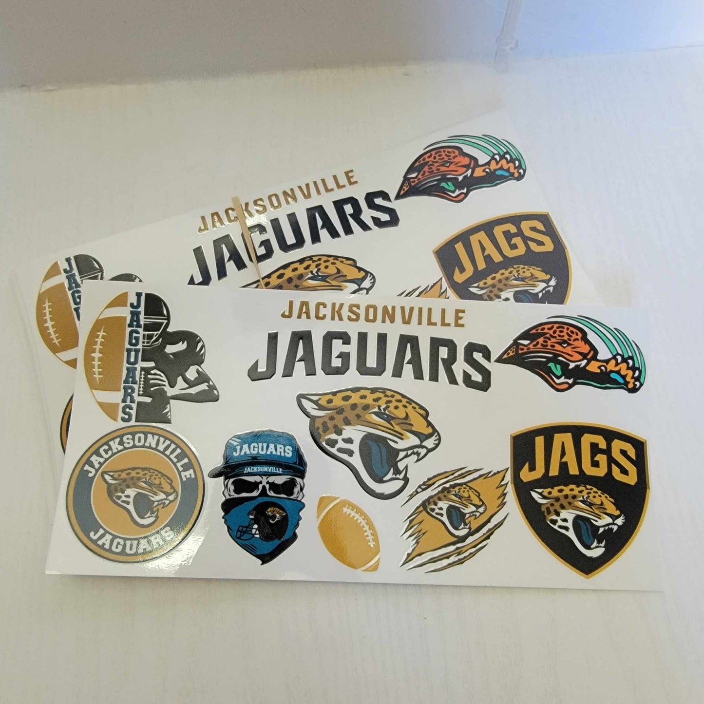 Jacksonville Jaguars Football Team - 16 oz Libby UV DTF RTS