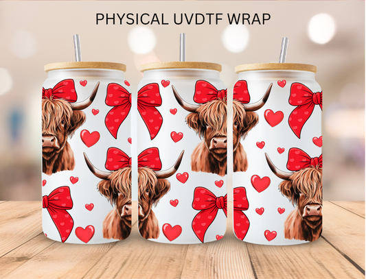 Boho Cows - 16 oz / 20 oz Libby UV DTF