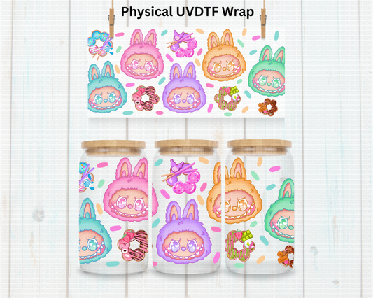 Donut LaBu Bear - 16 oz / 20 oz Libby UV DTF