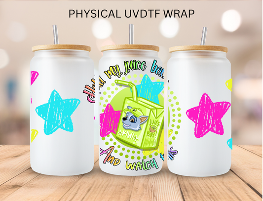Kiwi Dog Hero juice - 16 oz / 20 oz Libby UV DTF