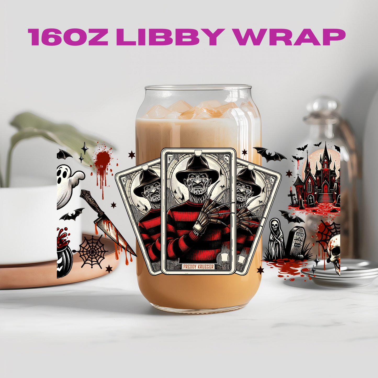 Halloween Spooky Witch Potion Collection - 16 oz / 20 oz Libby UV DTF Wrap (Copy)