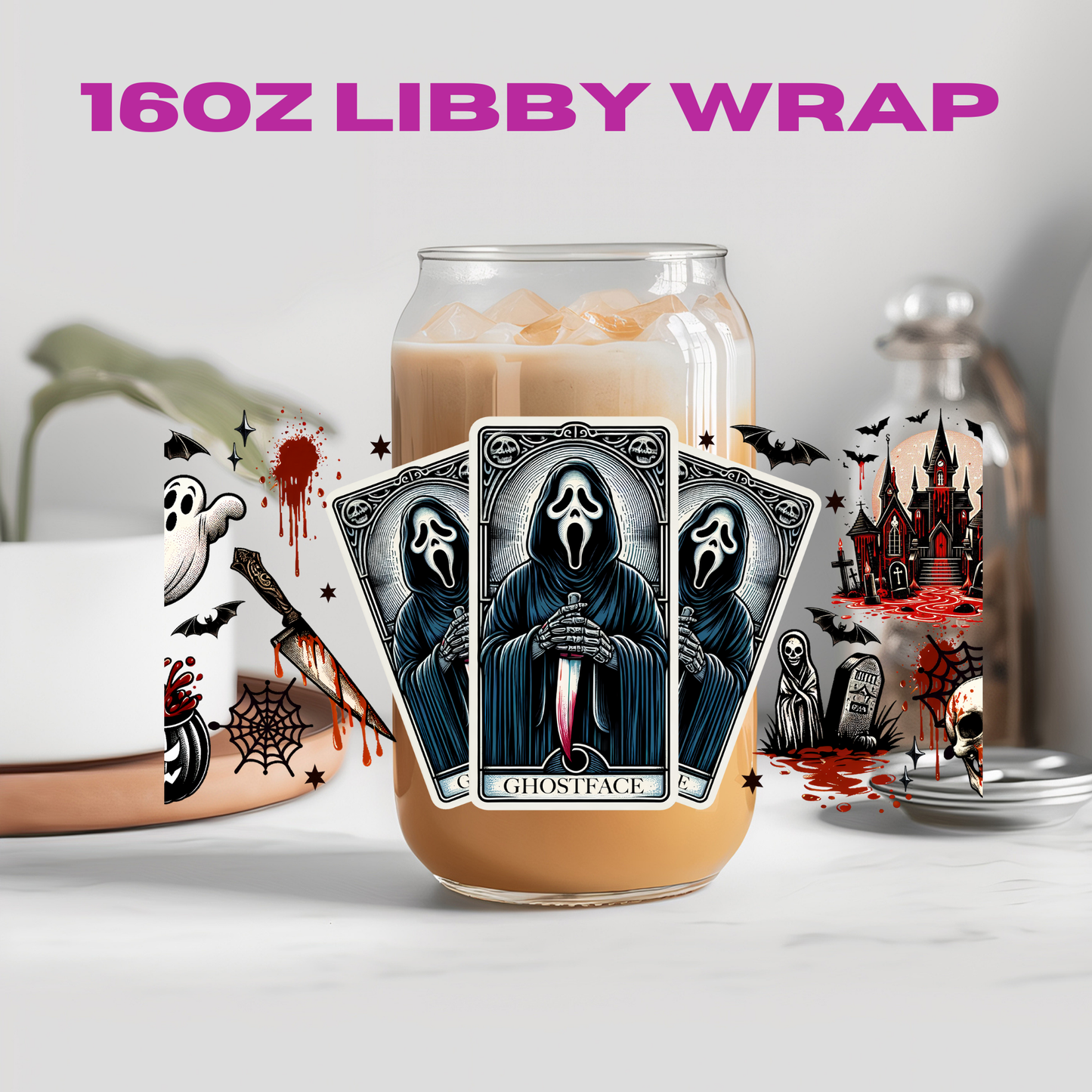 Halloween Spooky Witch Potion Collection - 16 oz / 20 oz Libby UV DTF Wrap (Copy)