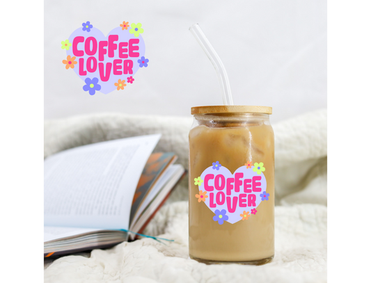 Coffee Lover Pink - UVDTF decals