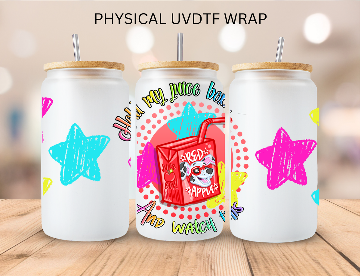 Red Apple Dog Hero juice - 16 oz / 20 oz Libby UV DTF
