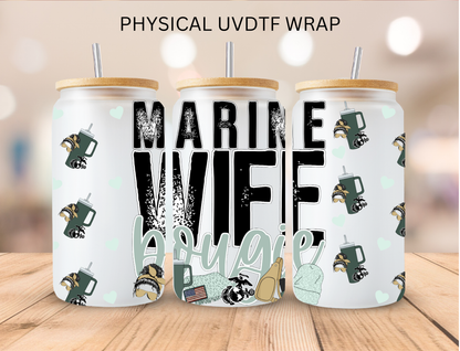 Bougee Wife Mom Collection - 16 oz / 20 oz Libby UV DTF