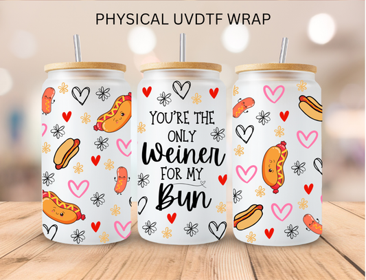 DISCLAIMER Male Part For My Bun - 16 oz / 20 oz Libby UV DTF