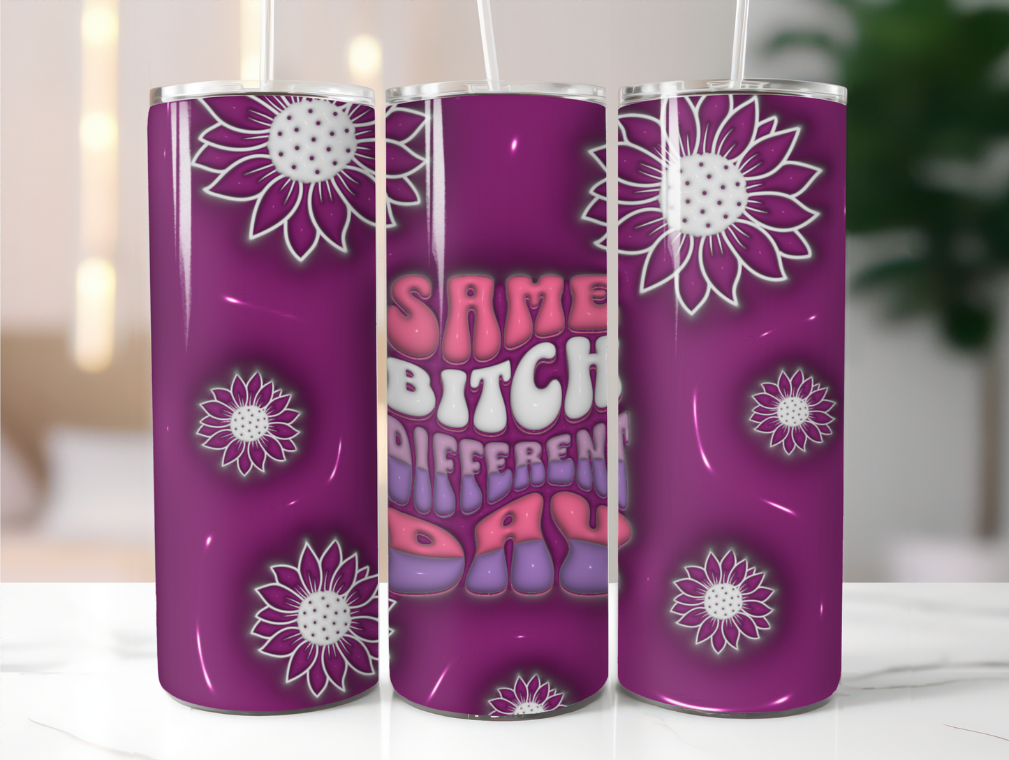 Puffy Same B Different Day - Sublimation 20 oz Tumbler