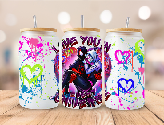 Valentine's I love You In Every Universe - Libby UV DTF Wrap EXCLUSIVE DESIGNED