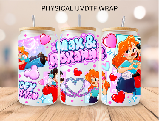 Valentines Dog Couple - 16 oz / 20 oz Libby UV DTF