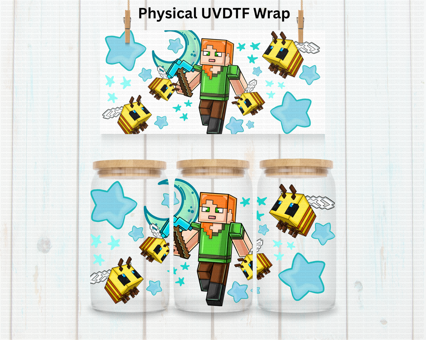 Mine Girl (Blue) - 16 oz / 20 oz Libby UV DTF