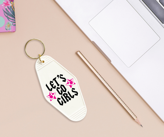 Let's Go Girls - UVDTF Motel Keychain Set Of 6 RTS