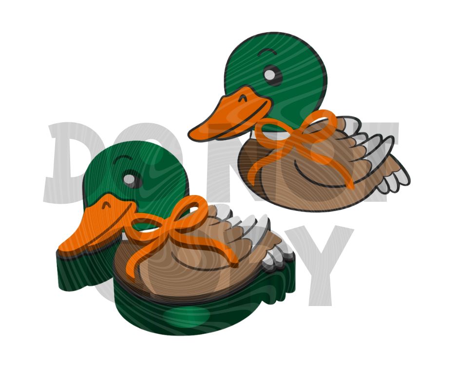 Duck - 3D Printed Straw Topper