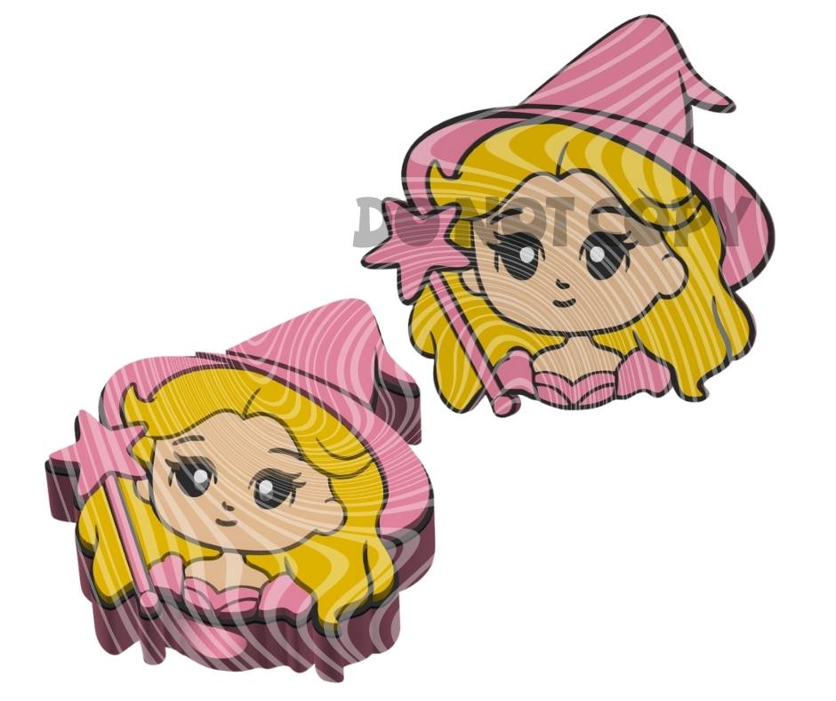 Wicked Princess - 3D Printed Straw Topper